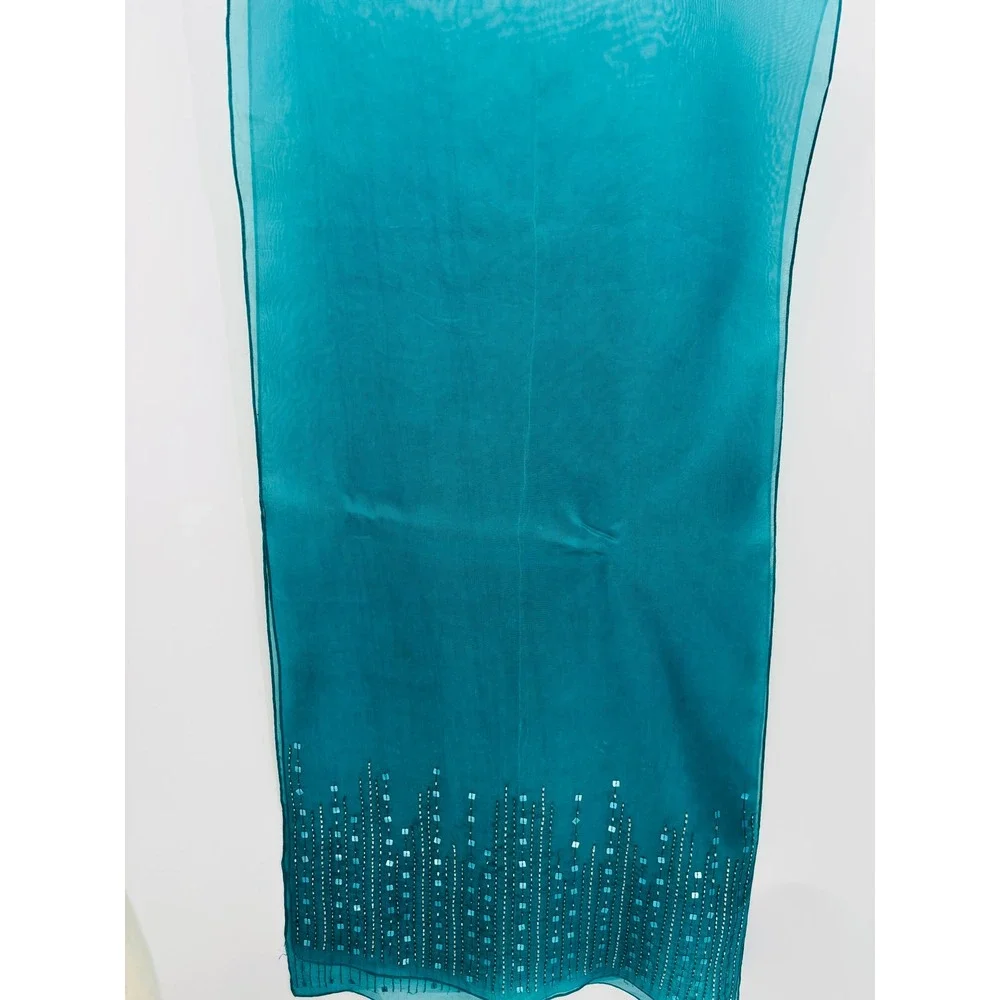 Unbranded sheer teal
